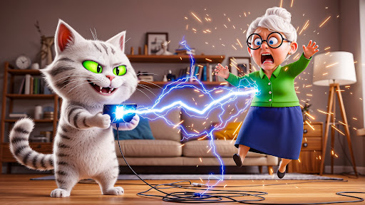 Angry Granny Prank vs Bad Cat screenshot 12