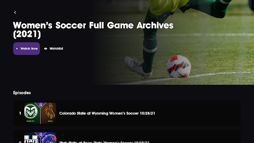 Mountain West Conference TV Screen 3