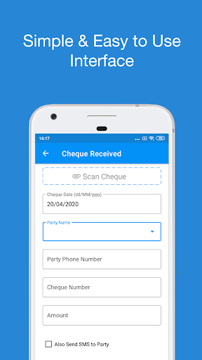 Cheque Book Manager - Write, P Screen 2