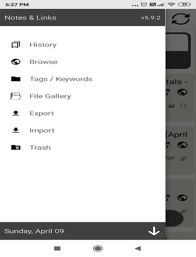 Notes Screen 2