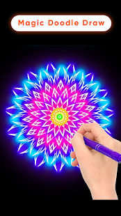 Glow Art : Glow Draw Art Game, Magic Doodle Draw 5.0 APK screenshots 1