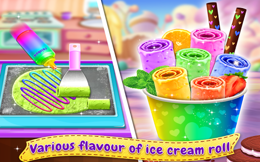 Ice Cream Roll - Stir-fried Ice Cream Maker Game  screenshots 6