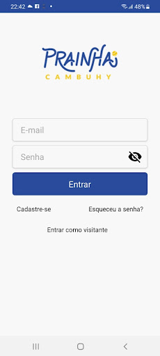 Android application Prainha Cambuhy screenshort