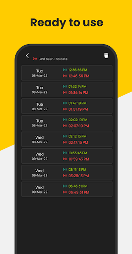 LiveLog - online last seen