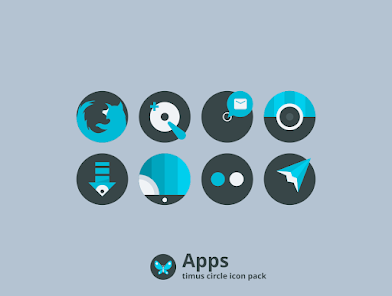 Timus Spin: Dark Icon Pack v13.6 [Patched]