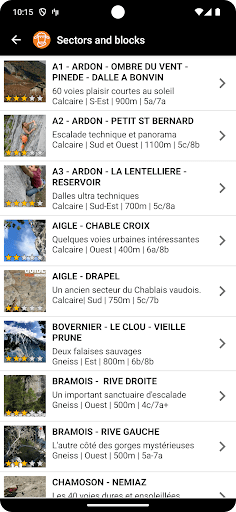 Les Carnets d’escalade Screen 2