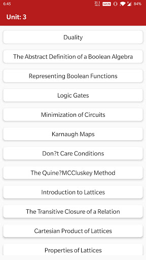 Discrete Mathematics Screen 2