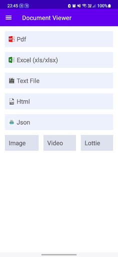 Android application Secure File Viewer screenshort