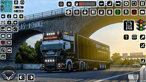 Euro Truck Driving Games 3D Screen 3
