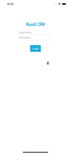 Android application Mysoft CRM screenshort