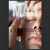 Man eyebrows grooming icon