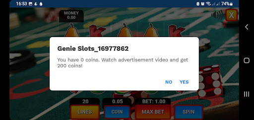Android application Genie Slots screenshort