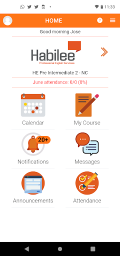 Android application Habilee screenshort