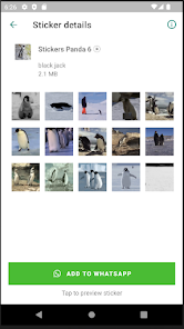 Captura 7 Stickers de Pinguinos android