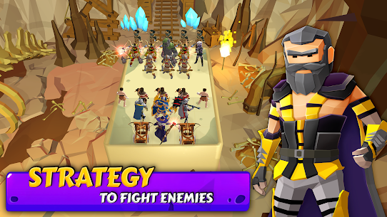 Merge Wars Knights vs Monsters MOD APK (Auto Win) Download 4