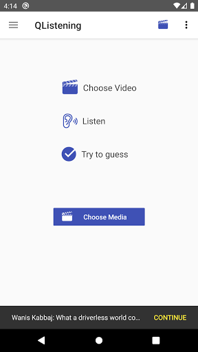 QListening Screen 3