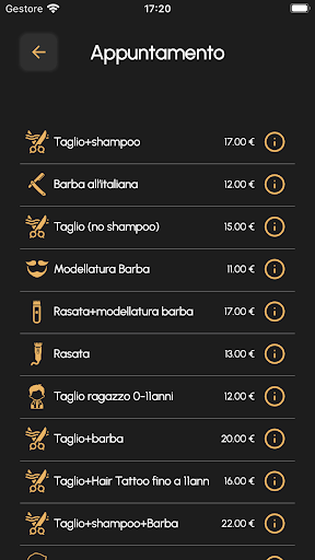 Barbieria Adriano dal 1975 Screen 3