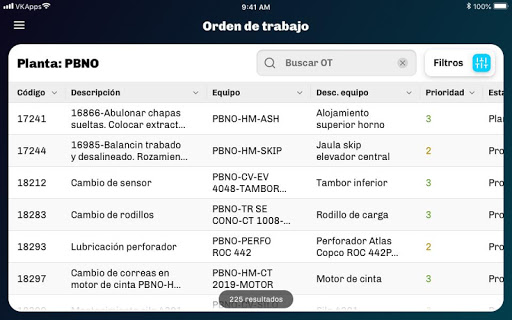 Android application VKTechnician screenshort