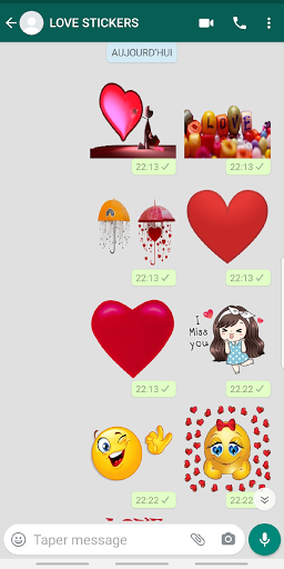 LOVE STICKERS FOR WHATSAPP Screen 3
