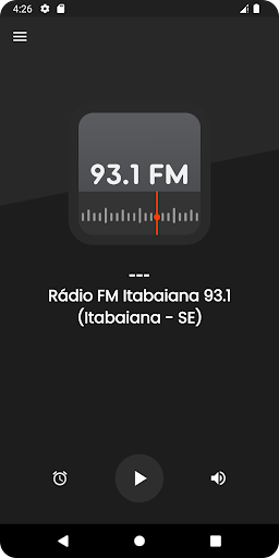 Android application Rádio FM Itabaiana 93.1 screenshort