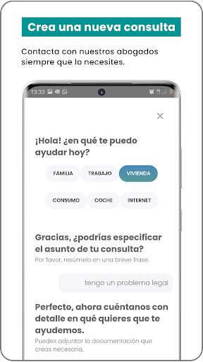 Android application Legálitas screenshort