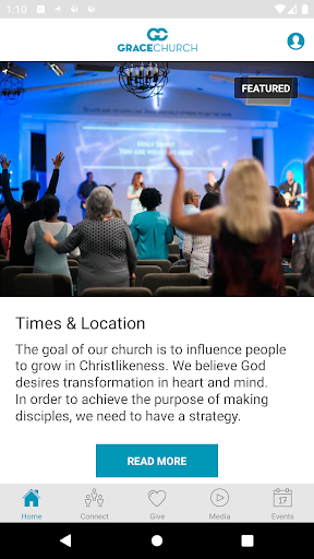 Android application Grace Church Waldorf screenshort