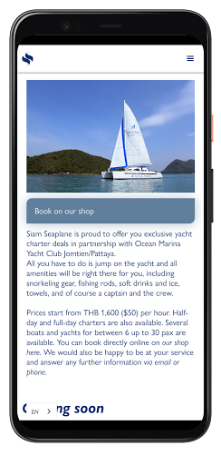 Siam Seaplane — Thailand Screen 3