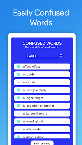Screenshot of English Grammar: Learn & Test