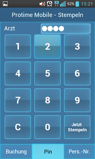 Protime Mobile Screen 3