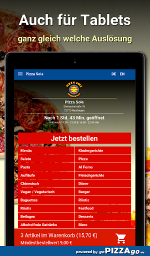Pizza Sole Reutlingen