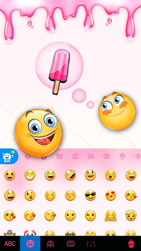 Creamy Drops Keyboard Theme Screen 3