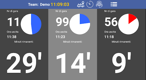 Android application TeamMonitor screenshort