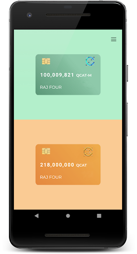 QCAT Webchain Wallet Screen 2