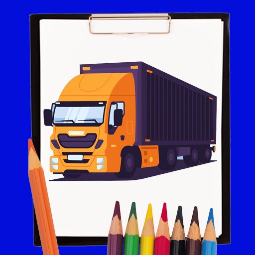 Truck Coloring Book