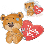 Cover Image of Baixar Teddy Bear stickers - WAStickerApps 1.0 APK