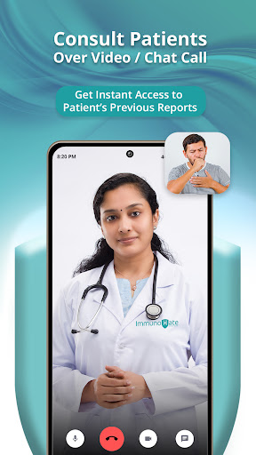 Android application ImmunOmate - App For Doctors screenshort