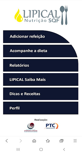 Lipical Nutrição SQF Screen 2