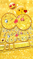 screenshot of Kiss Emoji Keyboard Theme