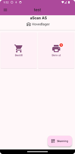 Android application Aktiv Forsyning screenshort