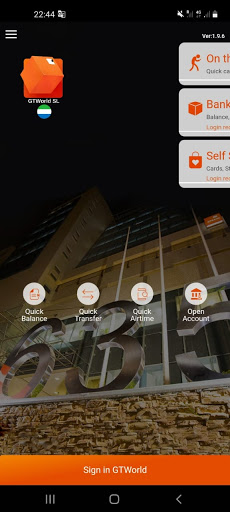 Android application GTWorld SL screenshort