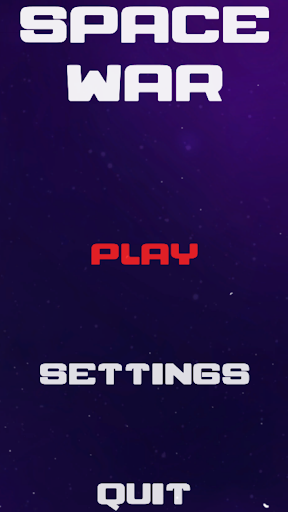 Android application Space War screenshort