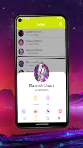 Glamrock Chica Fake Video Call
