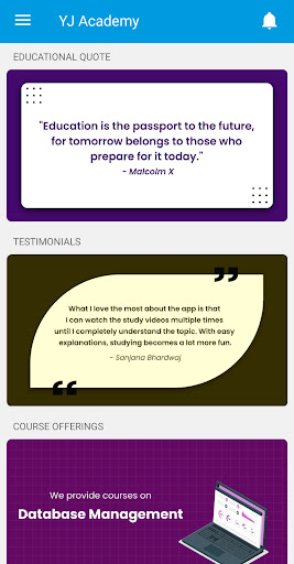 YJ Academy Screen 2