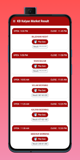 KB Kalyan Market Result