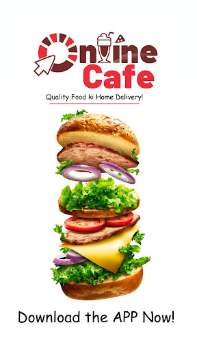 Android application OnlineCafe - Food Delivery App screenshort