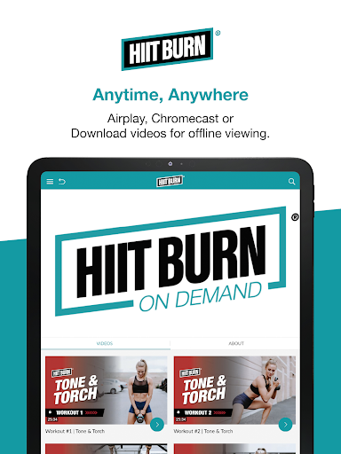 Screenshot of HIITBURN: Workouts From Home