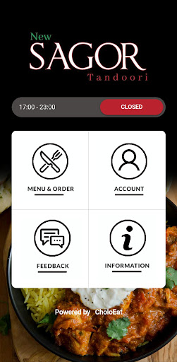 Android application New Sagor Tandoori screenshort