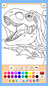 Dino Coloring Game Unknown