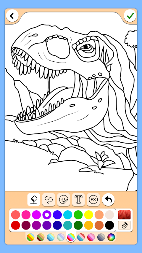 恐竜の色ゲームのおすすめ画像1