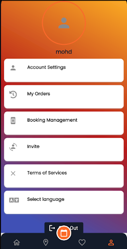 Android application Glamzon screenshort